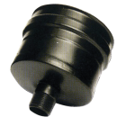 TAPPO ANTICONDENSA APERTO D.12CM STUFA PELLET ACCIAIO INOX NERO