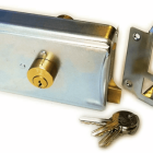 SERRATURA PORTONCINO 60MM DX P3860100 APPLICARE 3GIRI FACCHINETTI ZINC.