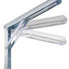 MENSOLA RIBALTABILE MAURER 40CM 3 POSIZIONI