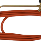 CANNELLO GAS MAURER 650MM �60MM CON LEVA ACC. PIEZO TUBO 5MT