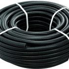 TUBO CORRUGATO PVC NERO �16MM RT. 100MT