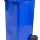 BIDONE RIFIUTI C/RUOTE LT 240 BLU