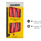VENTILATORE DA TAVOLO A BATTERIA RICA. MAURER 3VEL S/PALE