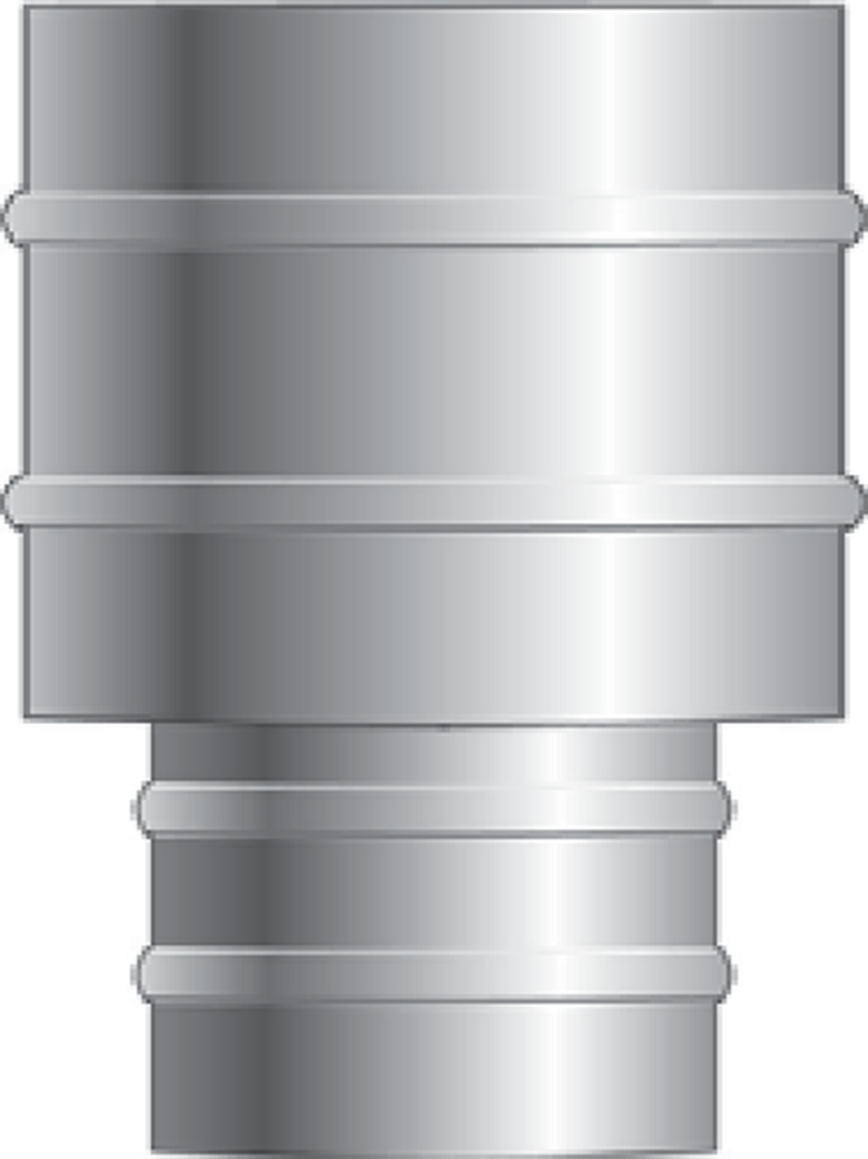 FUMAIOLO A BOTTE PER CANNA FUMARIA ACCIAIO INOX D.250MM SPEEDY 30