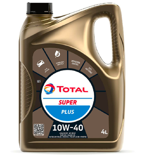 OLIO PER MOTORE AUTO TOTAL SUPER PLUS 10W-40 4LT