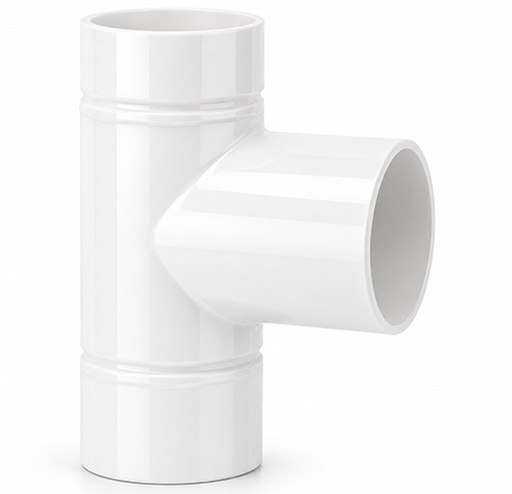 RACCORDO T D.12CM TUBO STUFA BIANCO