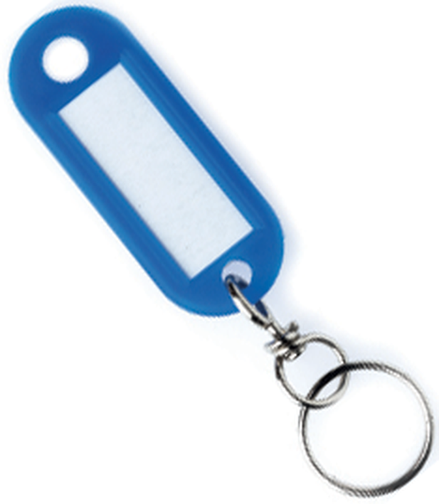 TARGHETTA PORTACHIAVI CON GIVOLARE TAG LEGGERA SILCA - CF. 200PZ