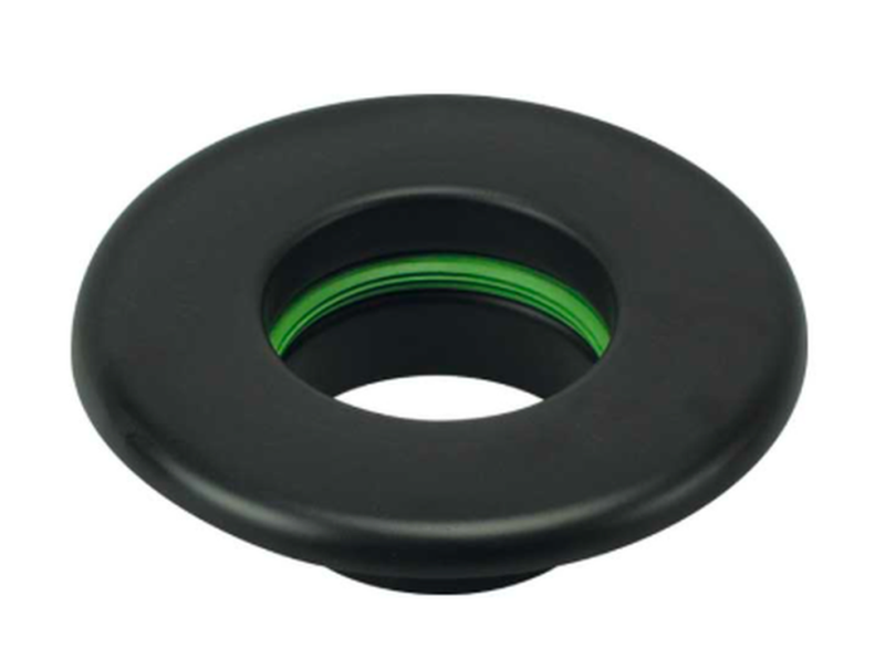 ROSONE CON INNESTO GUARNIZIONE D. 8CM TUBO STUFA PELLET NERO