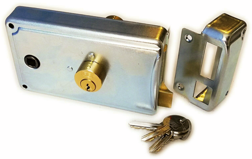 SERRATURA PORTONCINO 60MM SX CILINDRO FISSO CATEN SCR.FACCHINETTI P60