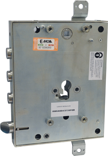 SERRATURA MOIA BLINDATA RMGA 664/373 SFQB