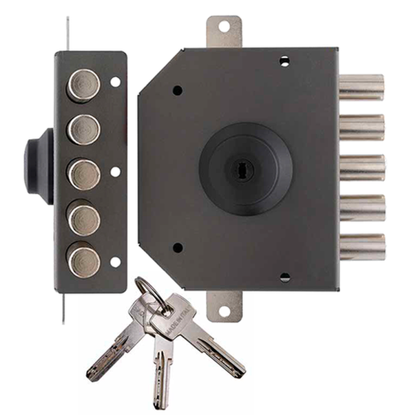 SERRATURA TRIPLICE E60 DX C/CHIAVE CE TECO T1400