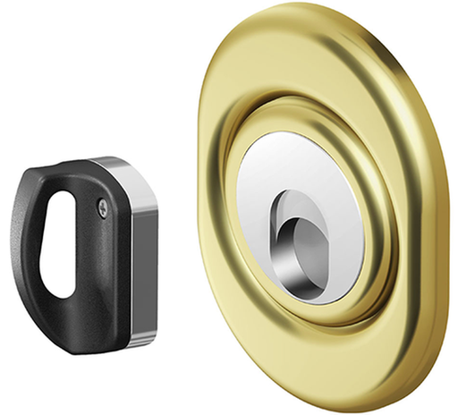 DEFENDER MAGNETICO PER SERRATURE MR 500F DISEC OTTONE LUCIDO