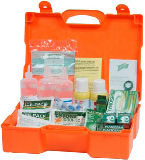 CASSETTA PRONTO SOCCORSO MEDIC 4 >3 LAVORATORI CM 46X34,5X14,5H
