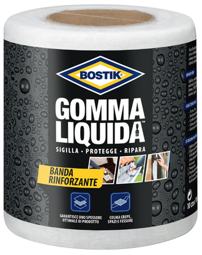 GOMMA LIQUIDA BANDA RINFORZANTE ROTOLO CM 10 X 10 MT