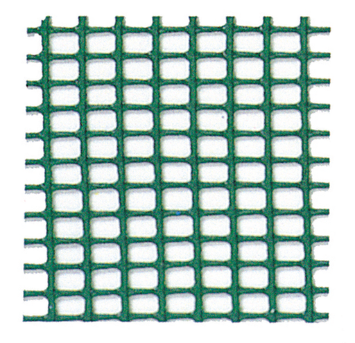 RETE PVC QUADRETTA VERDE 5X7MM H100CM 50MT