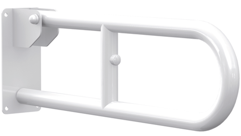 BARRA BAGNO DISABILI RIBALTABILE DA MURO 70CM MAURER