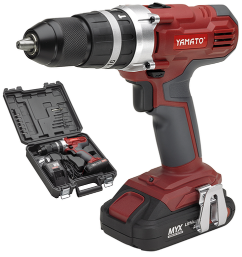 TRAPANO PERC. BATTERIA 20V-2,0AH MYX YAMATO CON KIT ACC. CDP20L1