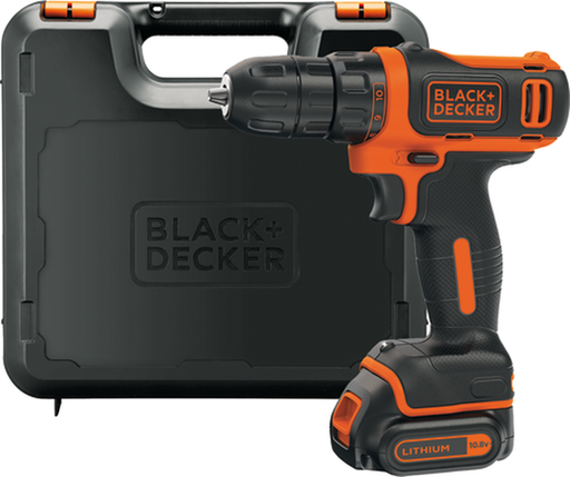 TRAPANO AVV. BATTERIA B&D BDCDD12K-QW 10,8V   VALIGETTA