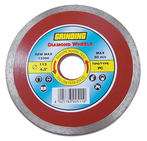 DISCO DIAMANTATO CORONA CONTINUA PC 115MM GRINDING