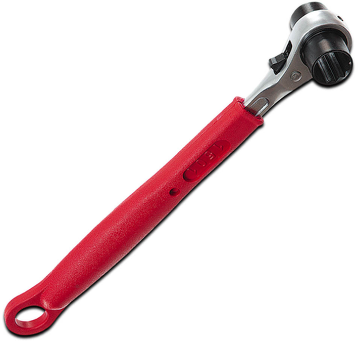 CHIAVE X PONTEGGI A CRICCHETTO RIVESTITA PVC 21X22MM