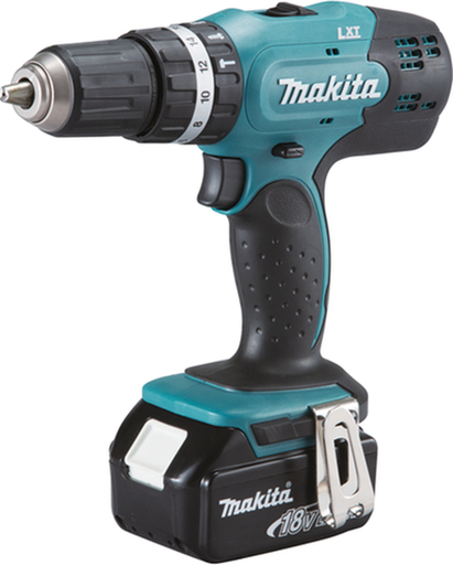 TRAPANO PERC. BATTERIA MAKITA DHP 453RFE 18V 2 BATT