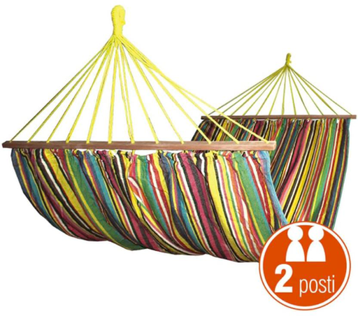AMACA DOPPIA 220X160CM MULTICOLOR