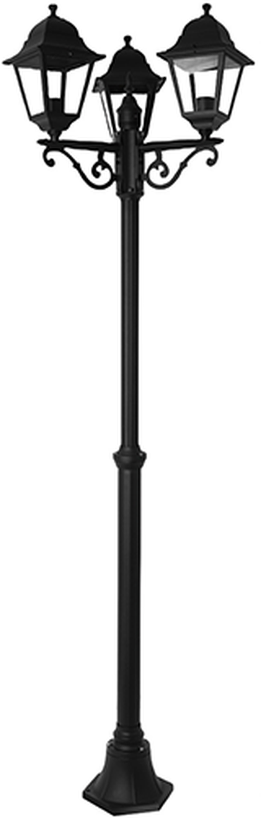 LAMPIONE GIARDINO CHARME 3LUCI PAPILLON H103/203CM - EX 50093
