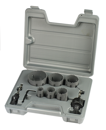 FRESE BIMETALLICHE MAURER PLUS KIT 9PZ