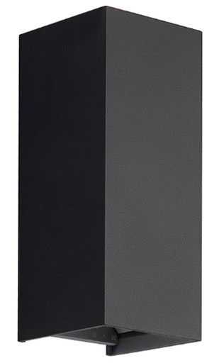 APPLIQUE ALTA DA PARETE LED 10W 500L IP65 BIDIREZIONE NERO - PAPILLON