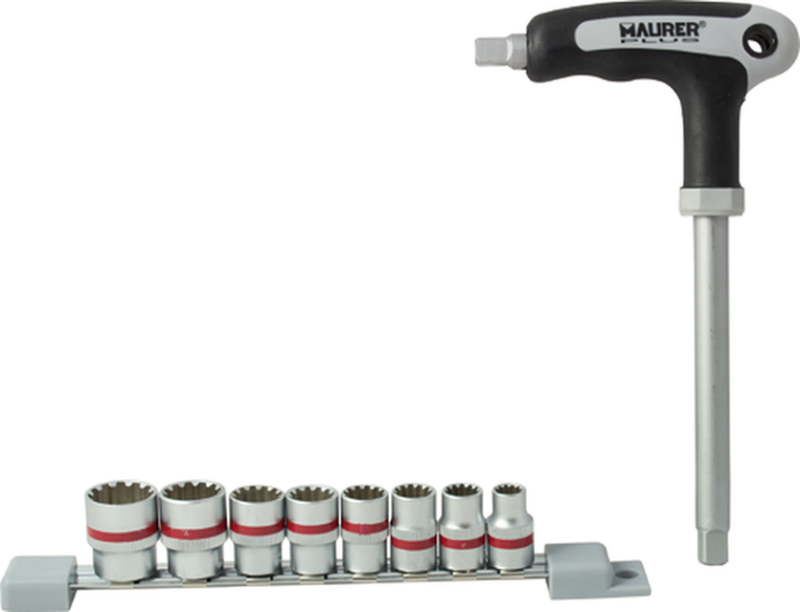 BUSSOLE IN SERIE MAURER PLUS 9PZ 3/8 8-19MM - CF. BLISTER