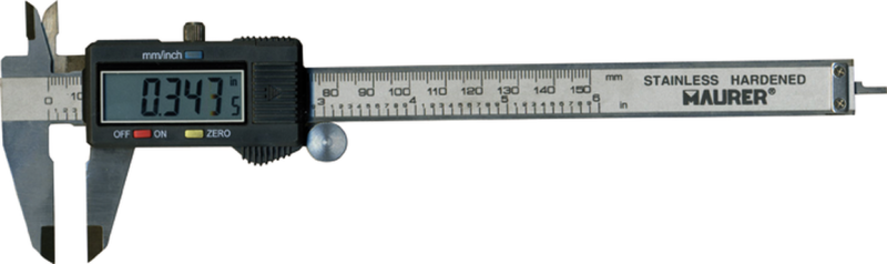 CALIBRO A CORSOIO DIGITALE ACCIAIO INOX MAURER 240MM - CF. IN SCATOLA