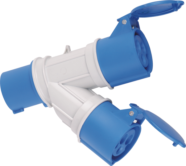 ADATTATORE INDUSTR. MAURER PLUS 220V SPINA 2PRESE CEE