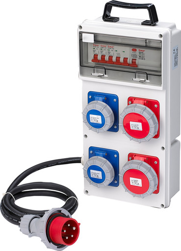QUADRO ELETTR. ASC MAURER PLUS 2 2 PRESE 220/380V IP55