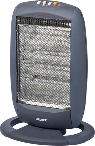 STUFA ELETTRICA ALOGENA KOS MAURER 1600W OSCILLANTE