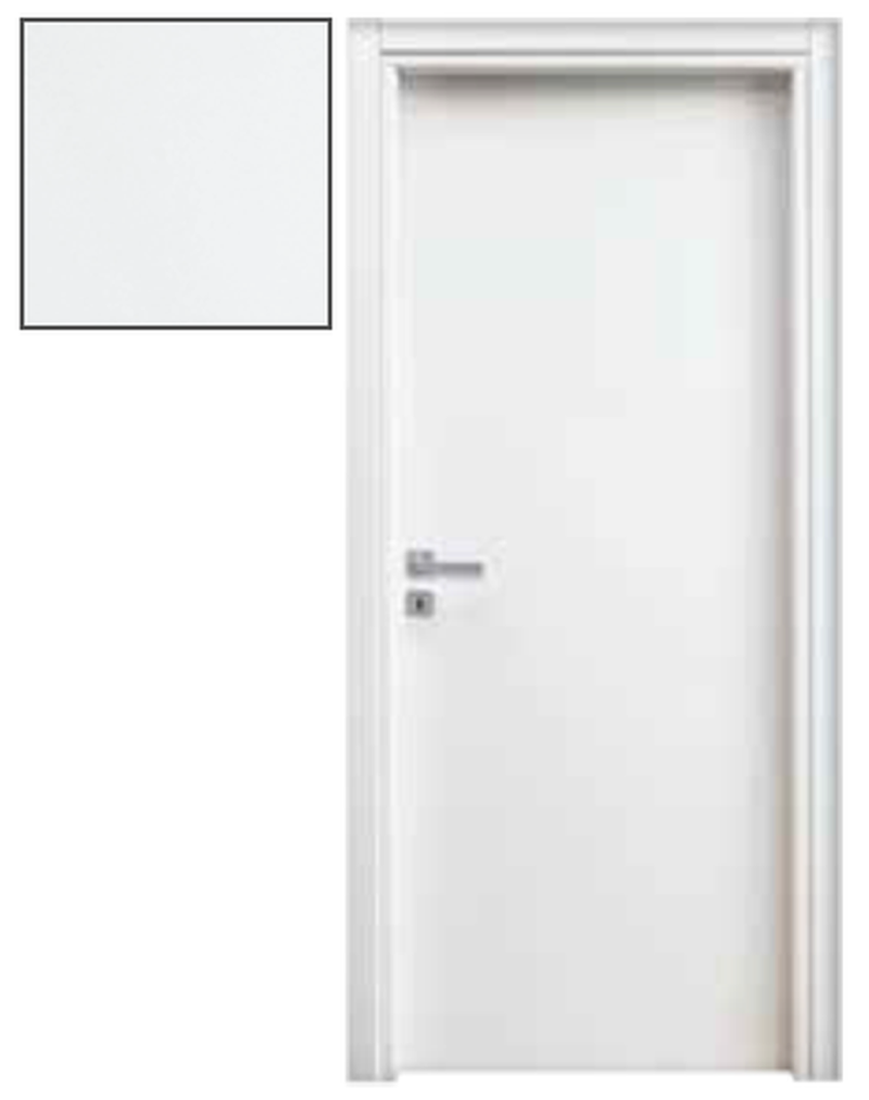 PORTA BATTENTE 80X210CM BIANCO