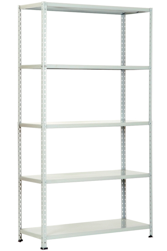 SCAFFALE KIT 80X40X200HCM GRIGIO CHIARO LEGGERO