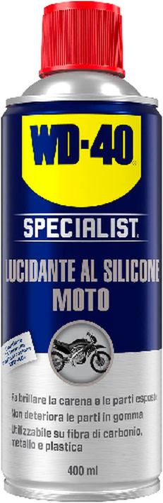 LUCIDANTE AL SILICONE SPRAY WD40 SPECIALIST MOTO 400ML