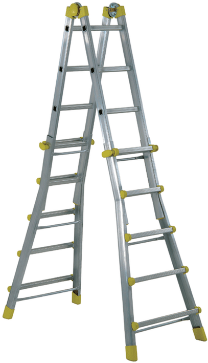 SCALA TELESCOPICA ALLUMINIO 4+5GR MAURER H4,29MT