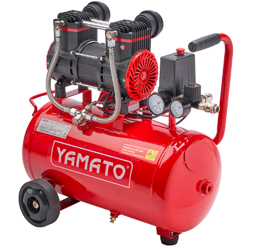 COMPRESSORE OILLESS 24LT 1,5HP SILENZIATO YAMATO EX 83115
