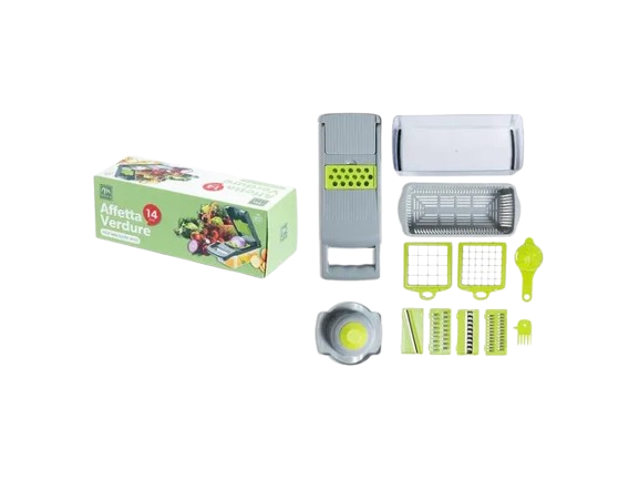 Affetta verdure Bricover All in one 14 pezzi "Home"